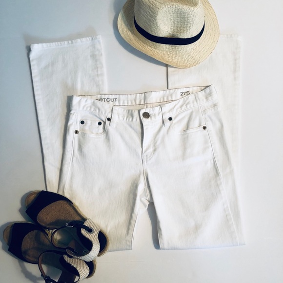J. Crew Denim - J Crew White Bootcut Jeans Sz 27S